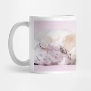 Lab in pink Mug